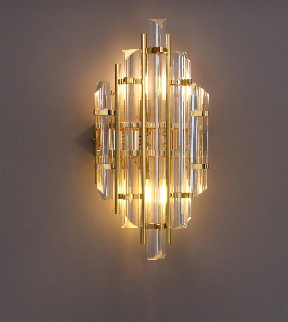 5’li Şort Cam Aplik 50×10 cm – Pilli, Şarjlı ve Elektrikli | Sultangazi Avize