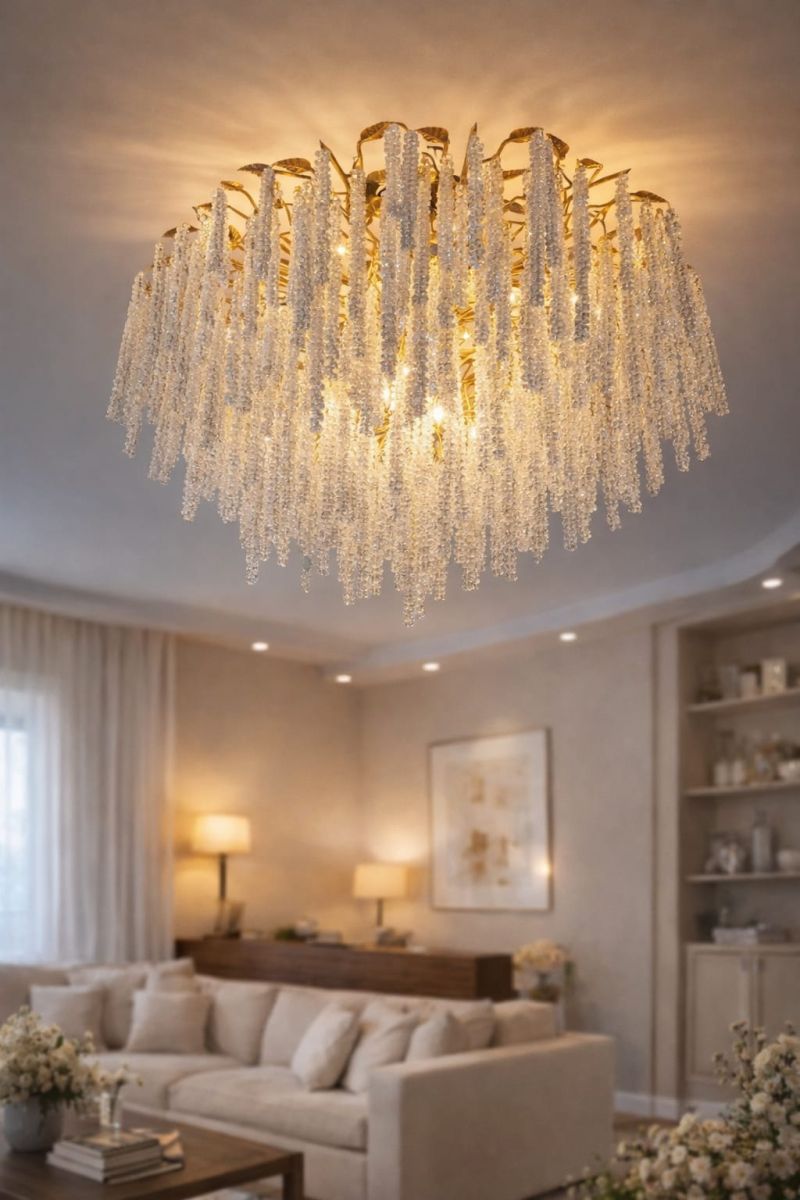 Serip Avize Yapraklı 80 cm | Sultangazi Avize