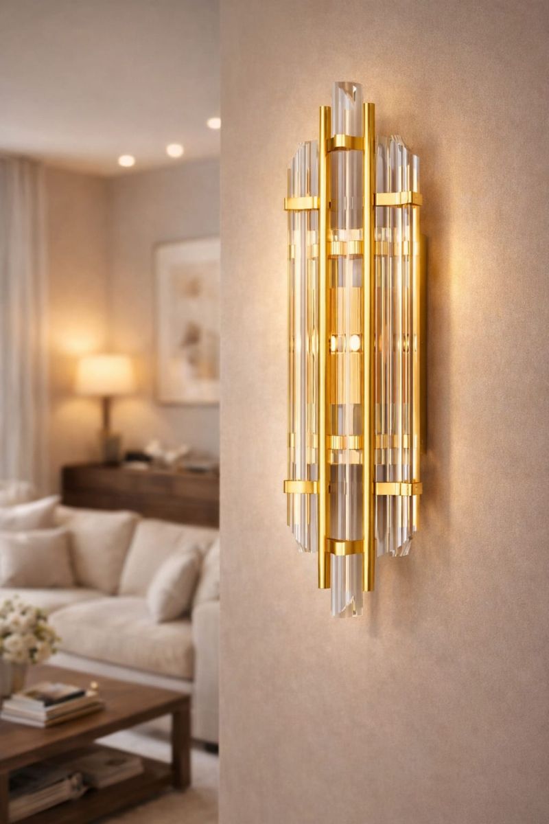 3’lü Şort Cam Aplik – Pilli, Şarjlı ve Elektrikli | Sultangazi Avize